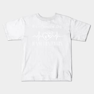 It's A Beautiful Day To Save Tiny Humans Nicu Nurse Gift Kids T-Shirt